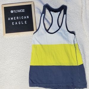 Striped Halter Tank Top